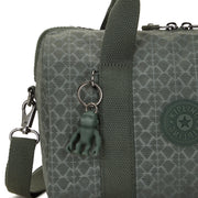 Kipling-Bina M-Medium Handbag (With Detachable Shoulderstrap)-Sign Green Embosse-I7624-F6C