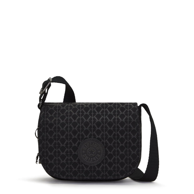 KIPLING-Loreen Mini-Crossbody-Signature Emb-I7644-K59