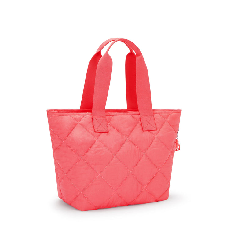 Kipling-Irica-Medium Tote-Cosmic Pink Quilt-I7674-66U