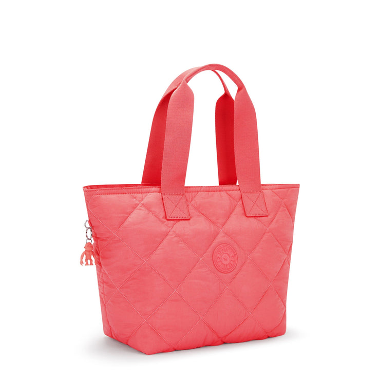 Kipling-Irica-Medium Tote-Cosmic Pink Quilt-I7674-66U