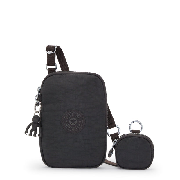 Kipling-Elvin-Phone Bag (With Extra Pouch)-Black Noir-I7695-P39