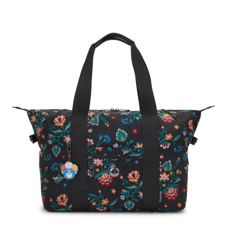 KIPLING-Art M-Large Tote-Frida Kahlo Floral-I7830-3NF