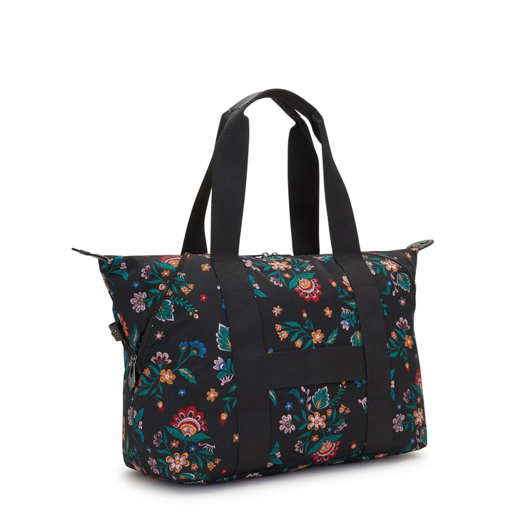 Kipling-Art M-Large Tote-Frida Kahlo Floral-I7830-3Nf