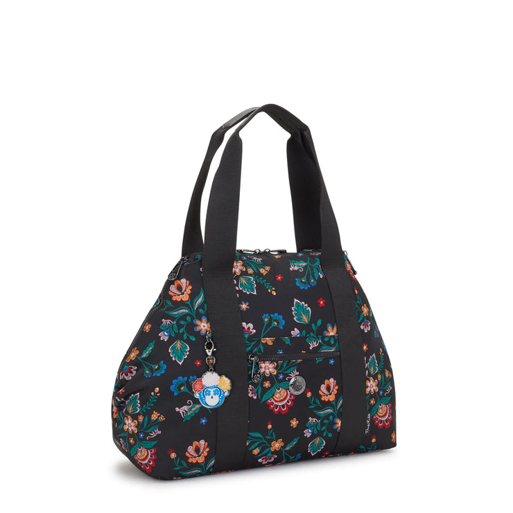 Kipling-Art M-Large Tote-Frida Kahlo Floral-I7830-3Nf