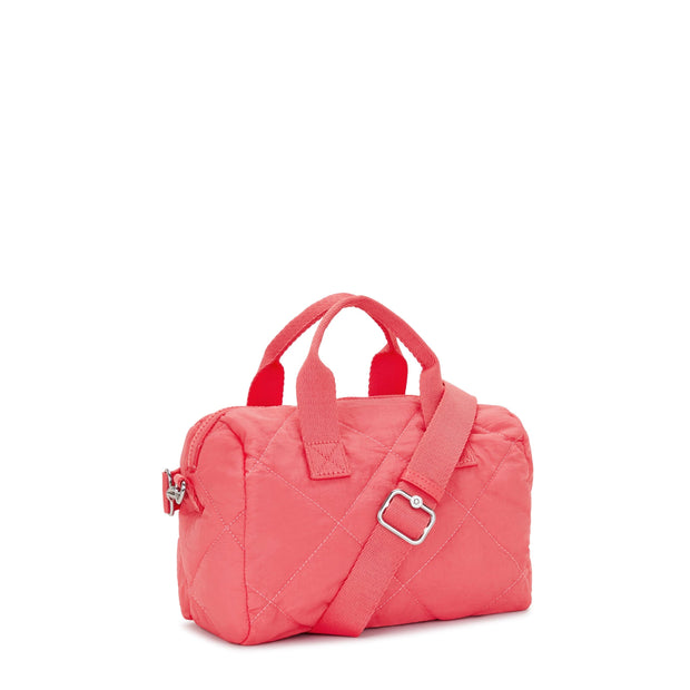 Kipling-Bina M-Medium Handbag (With Detachable Shoulderstrap)-Cosmic Pink Quilt-I7934-66U