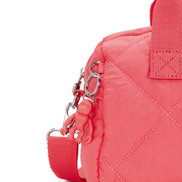 Kipling-Bina M-Medium Handbag (With Detachable Shoulderstrap)-Cosmic Pink Quilt-I7934-66U