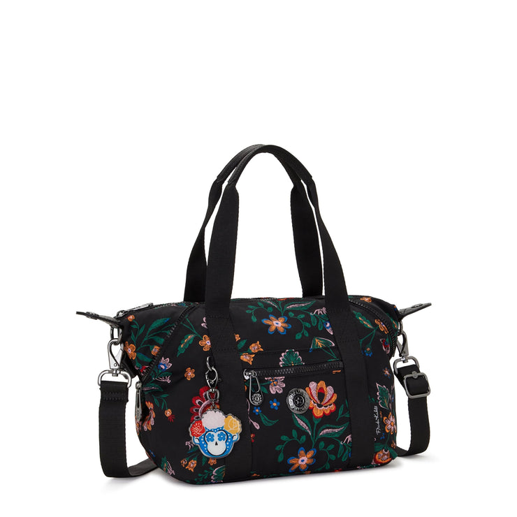 Kipling-Art Mini-Small Handbag (With Removable Shoulderstrap)-Frida Kahlo Floral-I7936-3Nf