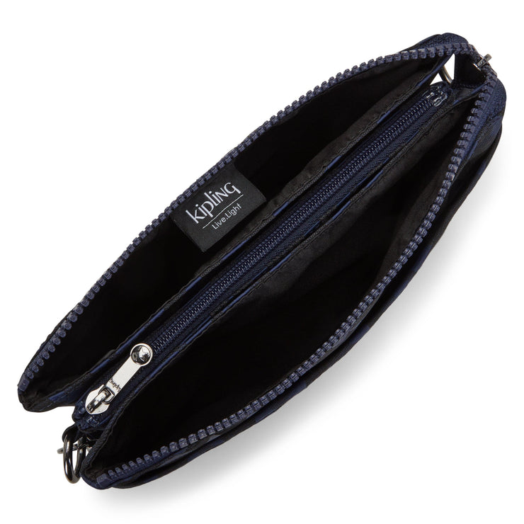 Kipling-Riri-Small Crossbody (With Removable Strap)-Endless Navy Jacquard-I7967-3Qa