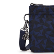 Kipling-Riri-Small Crossbody (With Removable Strap)-Endless Navy Jacquard-I7967-3Qa