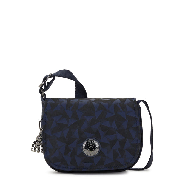 KIPLING-Loreen Mini-Crossbody-Endless Navy Jacquard-I7981-3QA