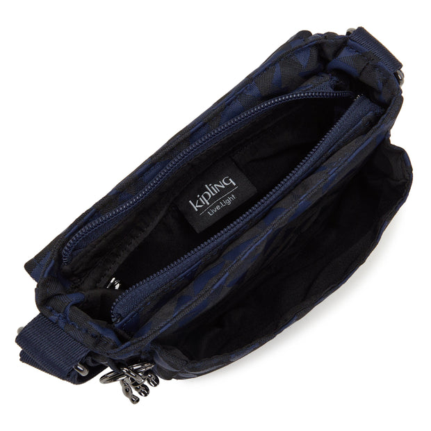 Kipling-Loreen Mini-Crossbody-Endless Navy Jacquard-I7981-3Qa